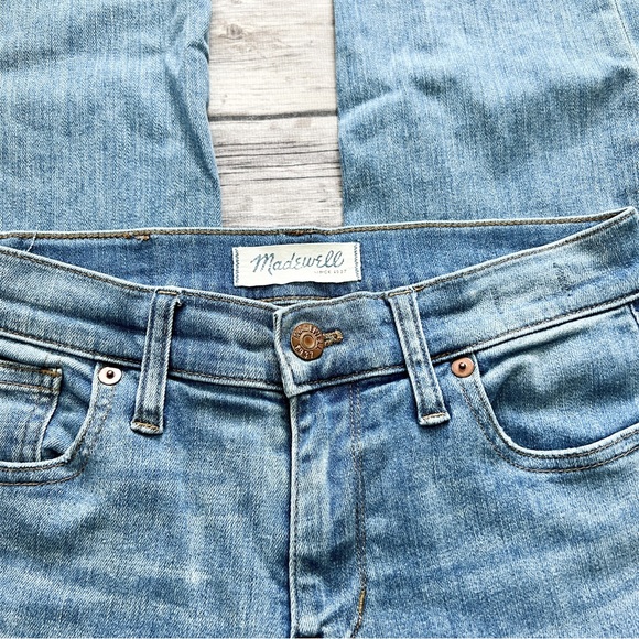 Madewell Light Wash High Riser Crop Jeans - Picture 5 of 11
